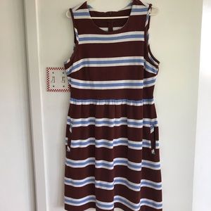 Lands End Canvas 100% cotton knit dress